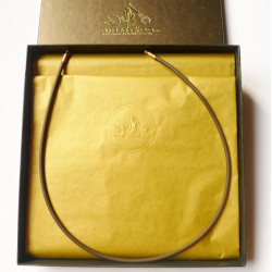 3 mm BROWN Rubber InterChangeable Necklace