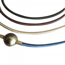 Wired Colored Steel InterChangeable Necklace, one necklace solde alone