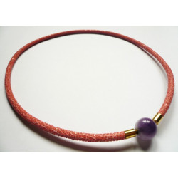 4 mm Pink Stingray InterChangeable Necklace