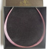 20 PINK nylon coated wires interchangeable necklace as you will get it