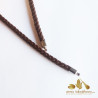 4 mm Braided Leather InterChangeable Necklace