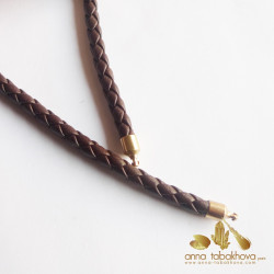 5 mm Braided Leather InterChangeable Necklace