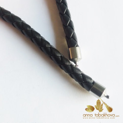 8 mm Braided Leather InterChangeable Necklace