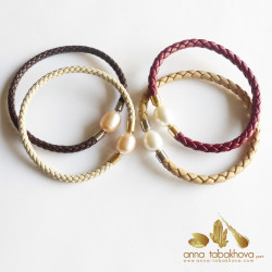 4 mm Braided Leather InterChangeable BRACELET