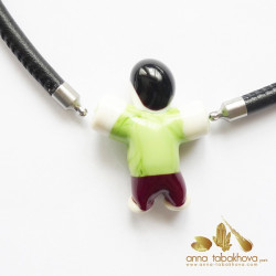 Fancy Child Murano Venitian glass as interChangeable Clasp