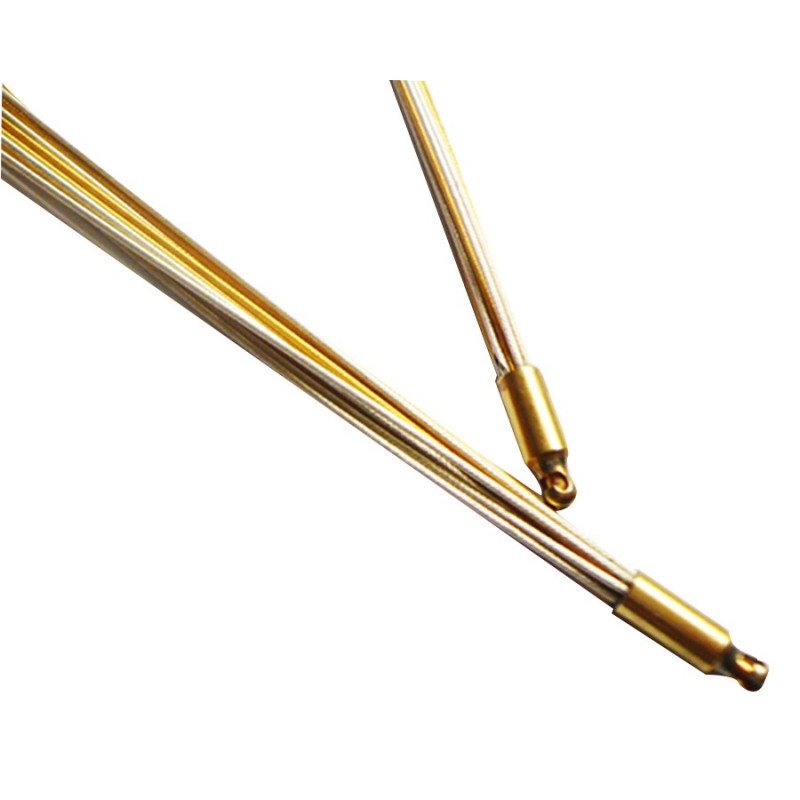 mixed SILVER and GOLD plated steel wire interchangeable necklace  