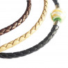 8 mm Braided Leather InterChangeable Necklace