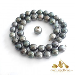 BLACK TAHITI pearl InterChangeable necklace