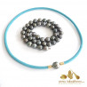 BLACK TAHITI pearl InterChangeable necklace (stingray necklace sold separatly)