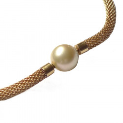 15,9 mm GOLD Pearl Clasp with a mesh chain (sold separatly)