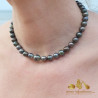 BLACK TAHITI pearl InterChangeable necklace
