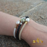 4 mm Braided Leather InterChangeable BRACELET