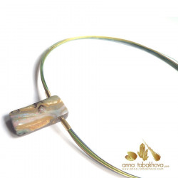 Make your own COLORED wires interchangeable necklace, buy on line