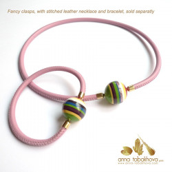 20 mm Striped Colored Resin InterChangeable Clasp