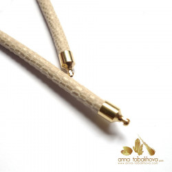 5 mm Stitched Lizard-like Leather InterChangeable Necklace, buy on line versatile jewelry