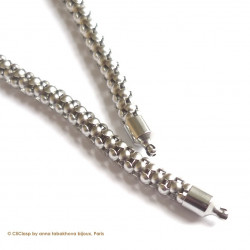 5 mm raspberry Steel InterChangeable Necklace, buy on line