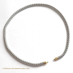 5 mm raspberry Steel InterChangeable Necklace, buy on line