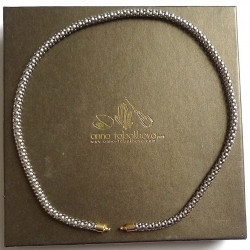 5 mm raspberry Steel InterChangeable Necklace, buy on line