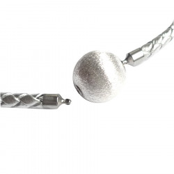 17 mm Textured silver InterChangeable Clasp