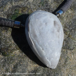 Crystallized fossil shell as InterChangeable Clasp , buy on line