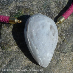 Crystallized fossil shell as InterChangeable Clasp , buy on line