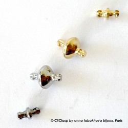 steel connector to join 2 clasps