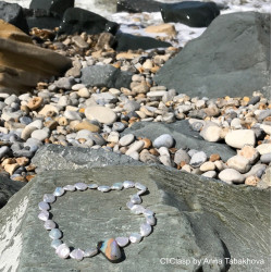 Blue and green boulder Australian opal as interchangeable clasp, buy on lineBlue and cream boulder Australian opal clasp