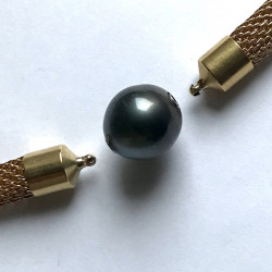 14,5mm-Tahiti pearl InterChangeable Clasp