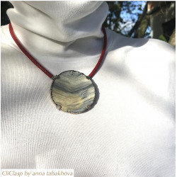 Calcedony Flower as InterChangeable Pendant