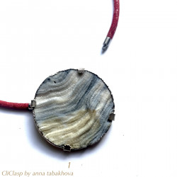 Calcedony Flower as InterChangeable Pendant