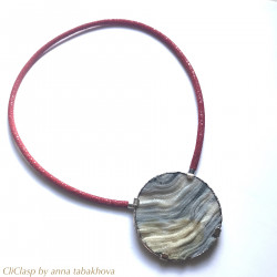 Calcedony Flower as InterChangeable Pendant