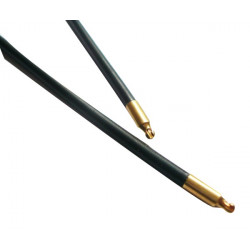 3 mm Black Rubber Necklace