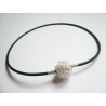 3 mm Black Rubber Necklace