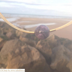 Purple SUGILITE bead as InterChangeable Clasp, buy on line