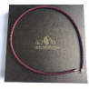 4 mm BURGUNDY Stingray InterChangeable Necklace