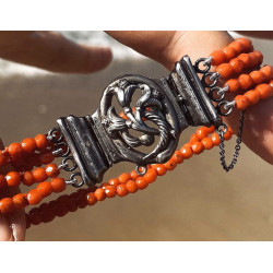 Corail fermoir art nouveau