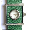 Vintage collector rare diamond Cameleone lady Swiss watch by Pequignet, 5 versatile bracelets in original mahogany case