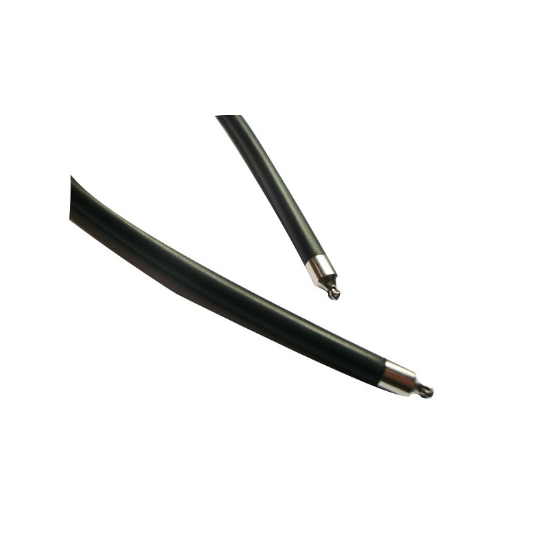 5 mm Black Rubber Necklace