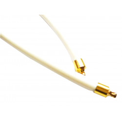 5 mm White Rubber Necklace